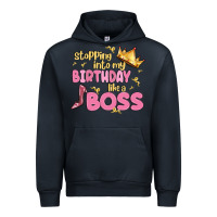 Navy birthday boss Urban Hoodie - MaliasSmallBusiness