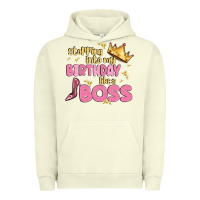 Pigment Pistachio birthday boss Urban Hoodie - MaliasSmallBusiness