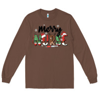 Chestnut merry nurse Long Sleeve Tee - MaliasSmallBusiness