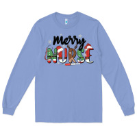 Colony Blue merry nurse Long Sleeve Tee - MaliasSmallBusiness