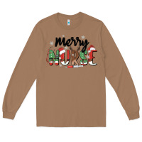 Toasted Coconut merry nurse Long Sleeve Tee - MaliasSmallBusiness