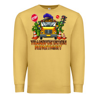 Antique Gold transportation department Premium Sweatshirt - AdoDesignShop