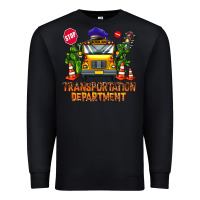 Black transportation department Premium Sweatshirt - AdoDesignShop
