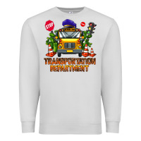Dove Grey transportation department Premium Sweatshirt - AdoDesignShop