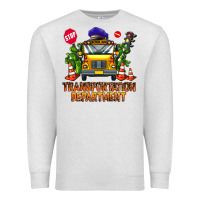 Oatmeal Heather transportation department Premium Sweatshirt - AdoDesignShop