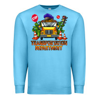 Ocean Blue transportation department Premium Sweatshirt - AdoDesignShop