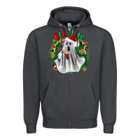 Smoke ghost dead inside but it’s christmas boojee Zipper Hoodie - Zillion Design Studio