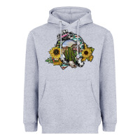Heather Grey western horseshoe Heavyweight Hoodie - SublimationCraftShop