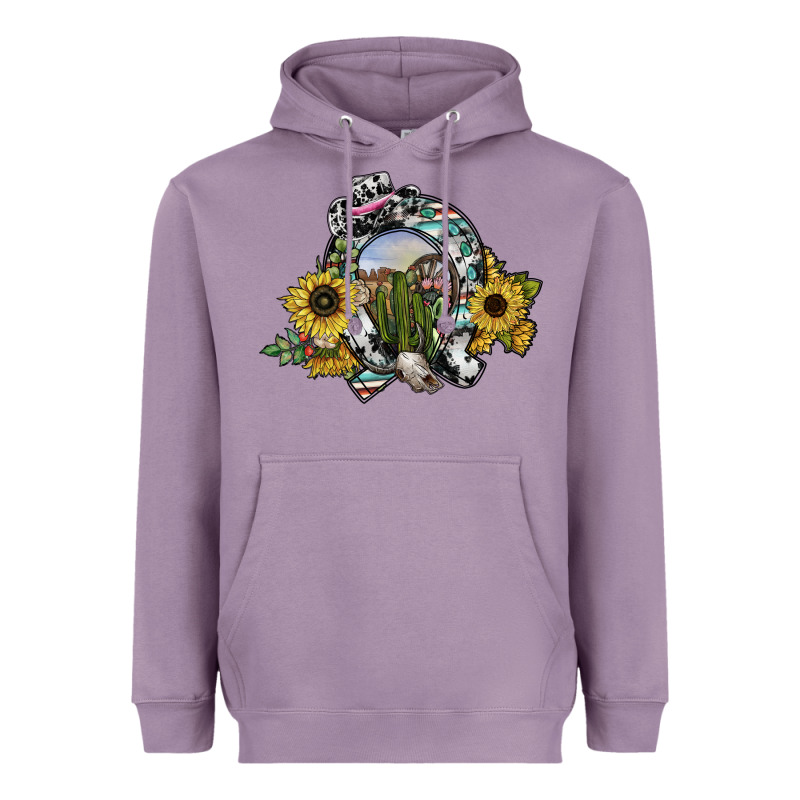 Western Horseshoe Heavyweight Hoodie by SublimationCraftShop | Teevron