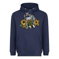 Navy western horseshoe Heavyweight Hoodie - SublimationCraftShop