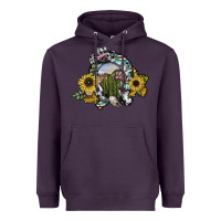 Plum western horseshoe Heavyweight Hoodie - SublimationCraftShop