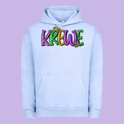 Mardi Gras Krewe Urban Hoodie Designed By Maliassmallbusiness