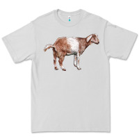 Dove Grey Nubian Goat Premium Tee - LillyAllenDesigns