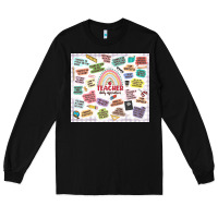 Black teacher daily affirmations Long Sleeve Tee - MaliasSmallBusiness