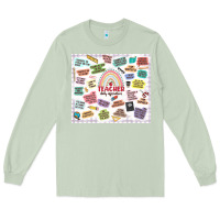 Matcha teacher daily affirmations Long Sleeve Tee - MaliasSmallBusiness
