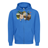 True Royal coffee cups army Zipper Hoodie - texasbilliewilder