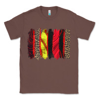 Chestnut softball brushstroke Classic Tee - Zillion Design Studio