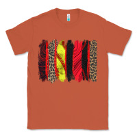 Copper softball brushstroke Classic Tee - Zillion Design Studio