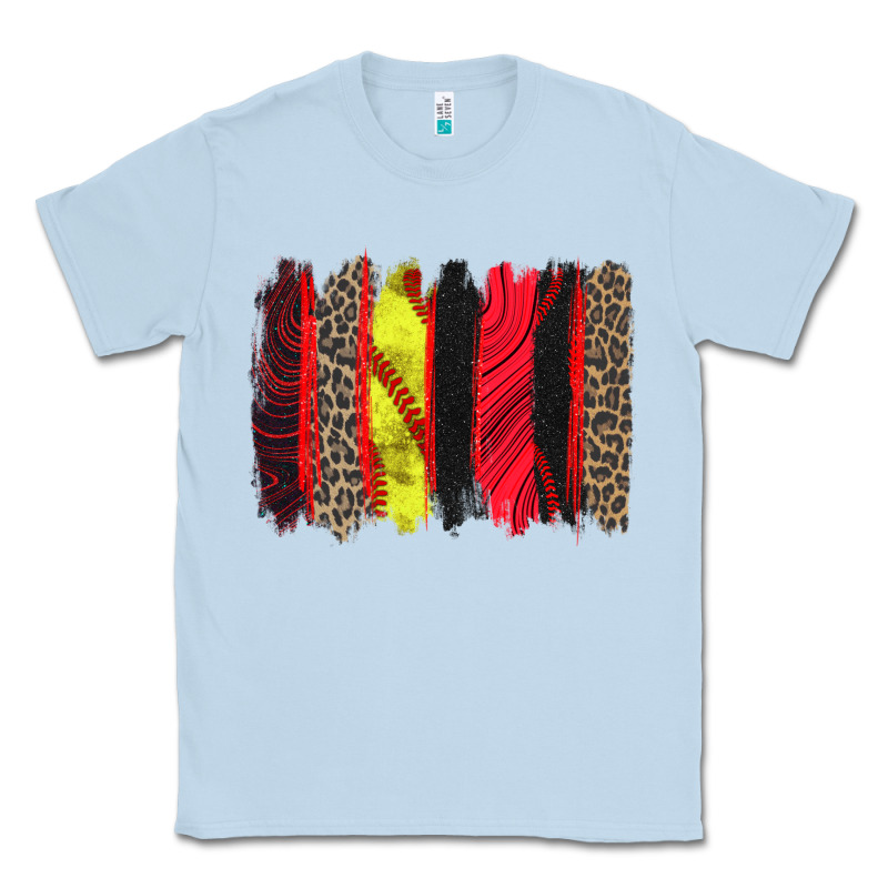 Softball Brushstroke Classic Tee by Zillion Design Studio | Teevron