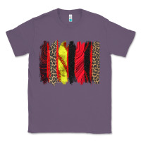 Lavender softball brushstroke Classic Tee - Zillion Design Studio