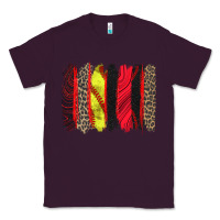 Plum softball brushstroke Classic Tee - Zillion Design Studio