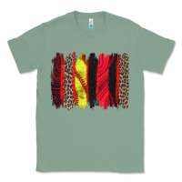 Sage softball brushstroke Classic Tee - Zillion Design Studio