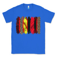True Royal softball brushstroke Classic Tee - Zillion Design Studio