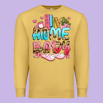 Homebody Premium Sweatshirt Designed By Jahusdesignshop