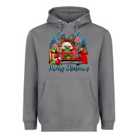Storm merry christmas gnomes truck Heavyweight Hoodie - FaDigitalArtStudio