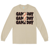 Mushroom game day game day baseball Long Sleeve Tee - MaliasSmallBusiness