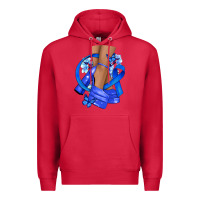 Cardinal colon cancer heels Premium Hoodie - NancyCooperArtShop