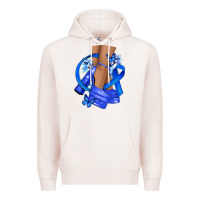 Pale Pink colon cancer heels Premium Hoodie - NancyCooperArtShop