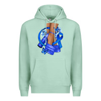 Seafoam colon cancer heels Premium Hoodie - NancyCooperArtShop