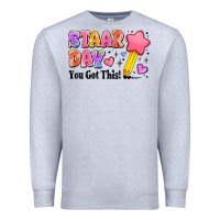 Heather Grey staar day you got this Premium Sweatshirt - JahusDesignShop