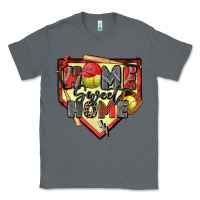 Charcoal Heather home sweet home softball Classic Tee - Zillion Design Studio