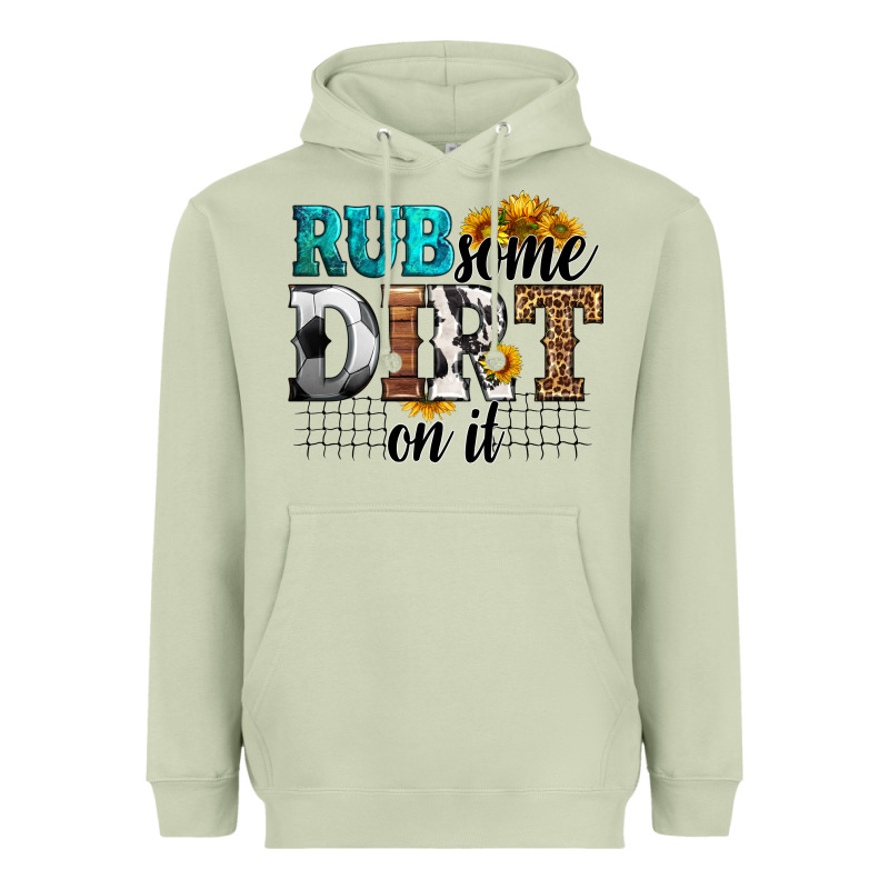 Rub Some Dirt On It Soccer Heavyweight Hoodie by HRA Design Shop | Teevron