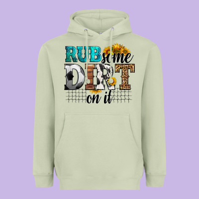 Rub Some Dirt On It Soccer Heavyweight Hoodie Designed By Hra Design Shop