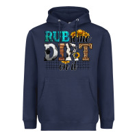 Navy rub some dirt on it soccer Heavyweight Hoodie - HRA Design Shop