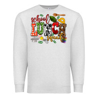 Oatmeal Heather school lunch squad Premium Sweatshirt - AdoDesignShop