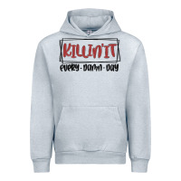 Heather Grey killin it every damn day Urban Hoodie - MaliasSmallBusiness