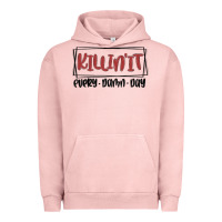 Pigment Salmon killin it every damn day Urban Hoodie - MaliasSmallBusiness