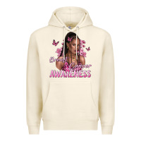Tofu breast cancer awareness afro woman Premium Hoodie - NancyCooperArtShop