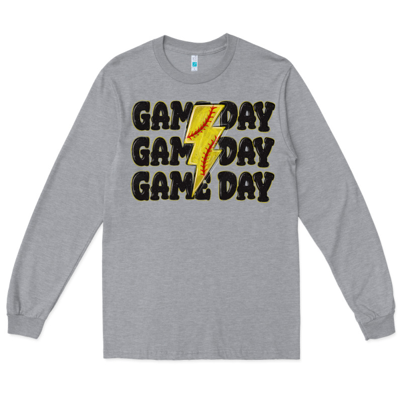 Game Day Game Day Game Day Softball Long Sleeve Tee by MaliasSmallBusiness | Teevron