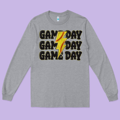 Long Sleeve Tee game day game day game day softball