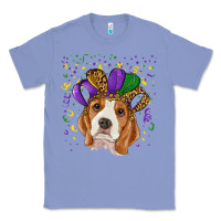 Colony Blue Mardi gras beagle Classic Tee - RanaPortraitStore