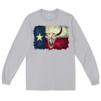Moon Dust distressed tesas flag Long Sleeve Tee - BarkalooDesign