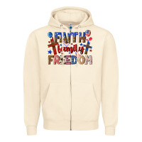 Faith Family Freedom Zipper Hoodie | Teevron