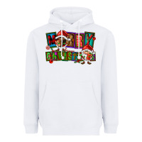 White merry christmas gnomies Heavyweight Hoodie - FaDigitalArtStudio