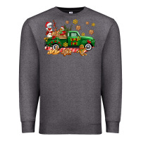 Charcoal Heather santa fuel   cookies truck Premium Sweatshirt - AdoDesignShop