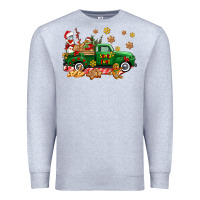 Heather Grey santa fuel   cookies truck Premium Sweatshirt - AdoDesignShop